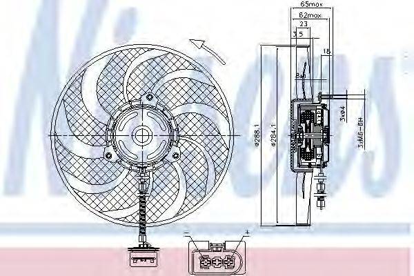 Вентилятор, охолодження двигуна
