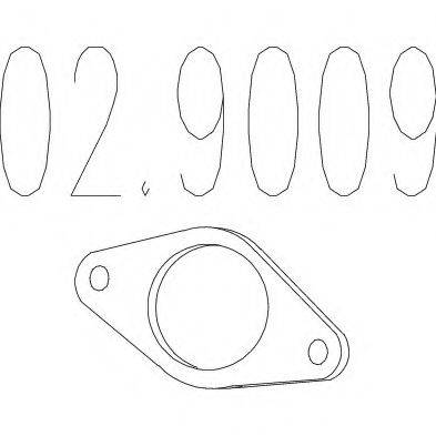 Прокладка, труба вихлопного газу