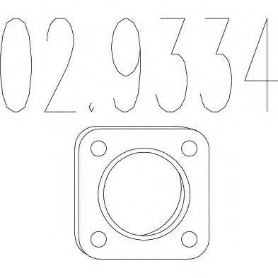 Прокладка, труба вихлопного газу