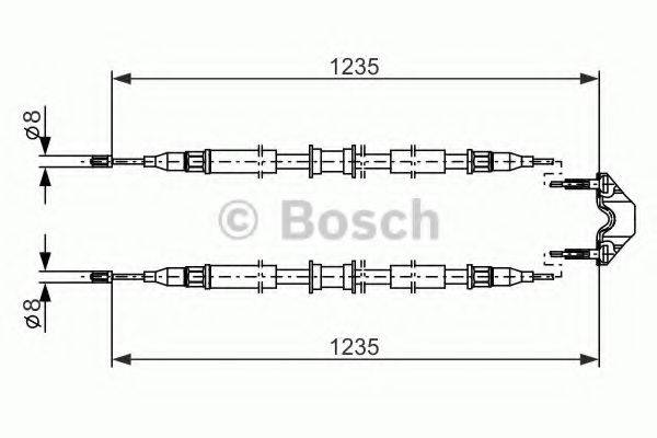 Трос, стоянкова гальмівна система