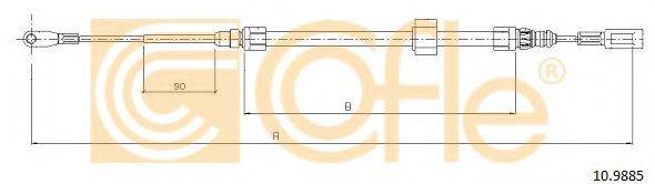 Трос, стоянкова гальмівна система