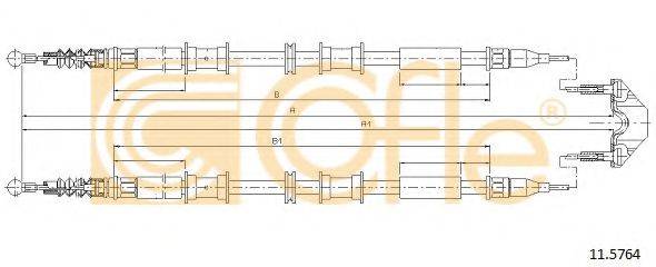 Трос, стоянкова гальмівна система