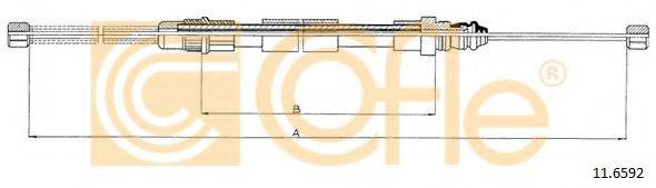 Трос, стоянкова гальмівна система