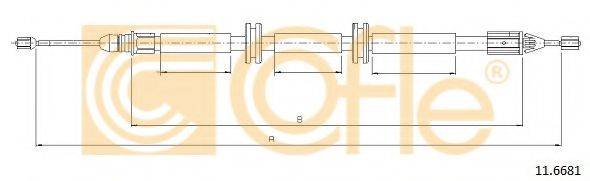 Трос, стоянкова гальмівна система