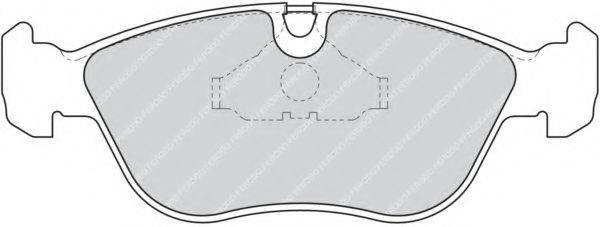 Комплект гальмівних колодок, дискове гальмо