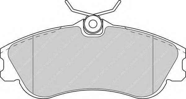 Комплект гальмівних колодок, дискове гальмо