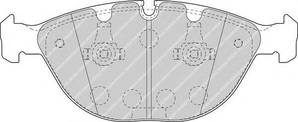 Комплект гальмівних колодок, дискове гальмо
