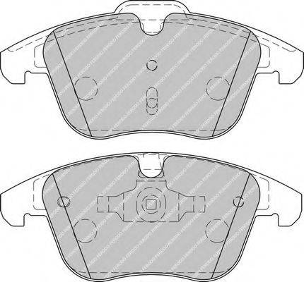 Комплект гальмівних колодок, дискове гальмо