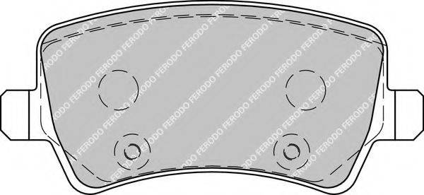 Комплект гальмівних колодок, дискове гальмо