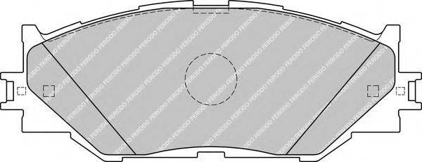 Комплект гальмівних колодок, дискове гальмо