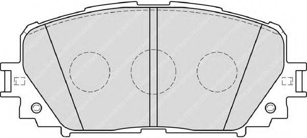 Комплект гальмівних колодок, дискове гальмо