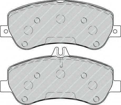 Комплект гальмівних колодок, дискове гальмо