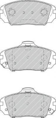 Комплект гальмівних колодок, дискове гальмо