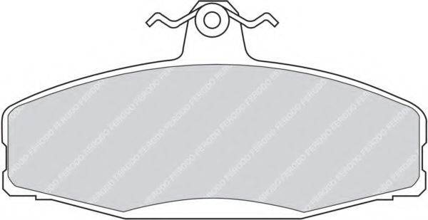 Комплект гальмівних колодок, дискове гальмо