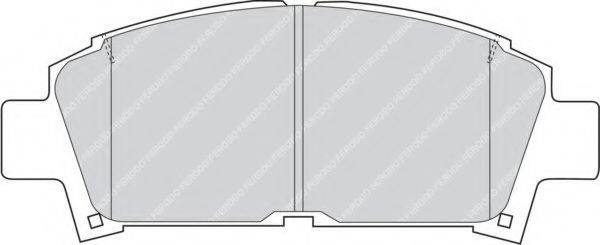 Комплект гальмівних колодок, дискове гальмо
